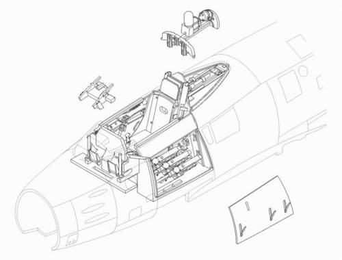 CMK 4145 1:48 North-American F-86F Sabre Interior