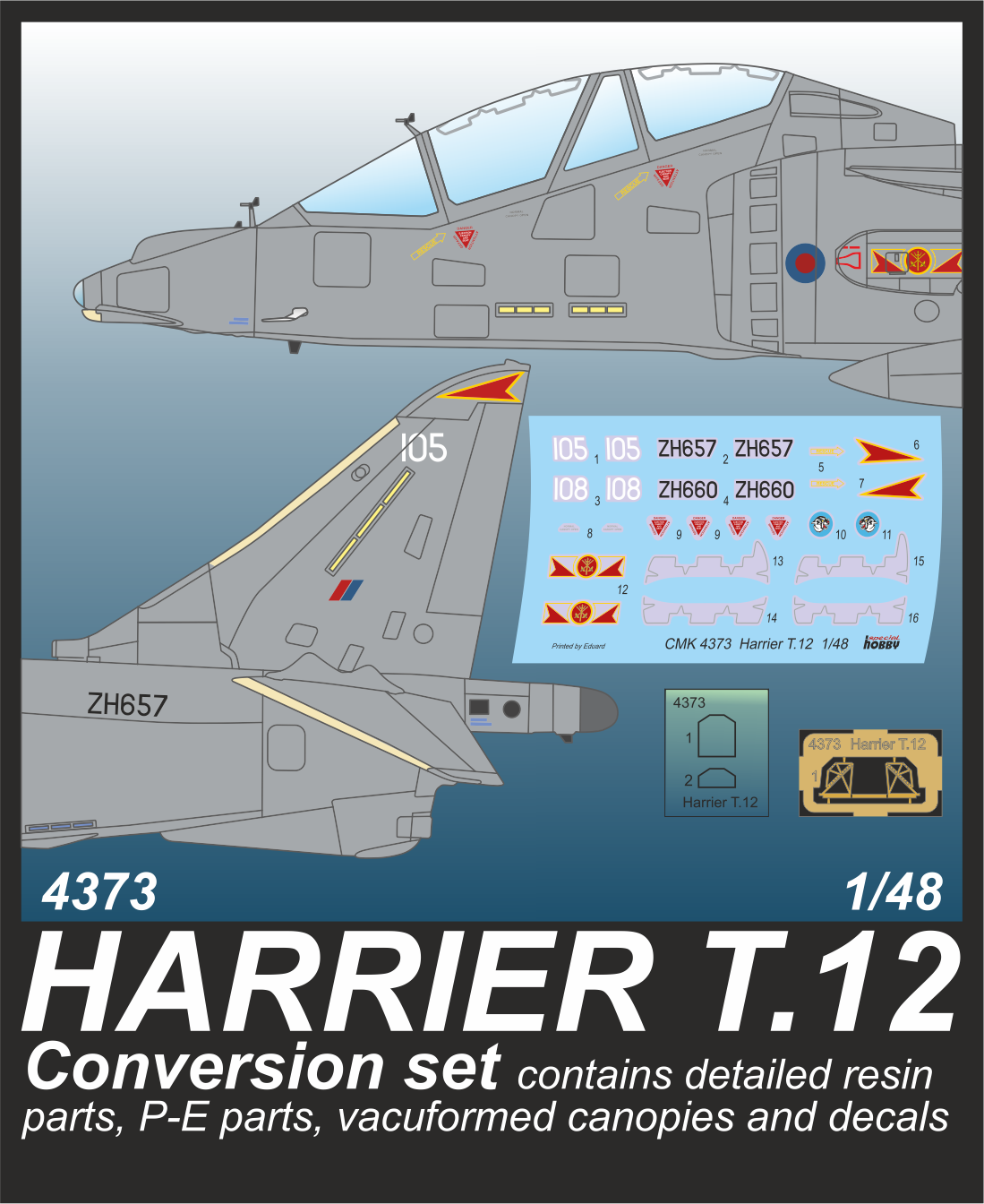 CMK 4373 1:48 BAe Harrier T.12 Conversion Set