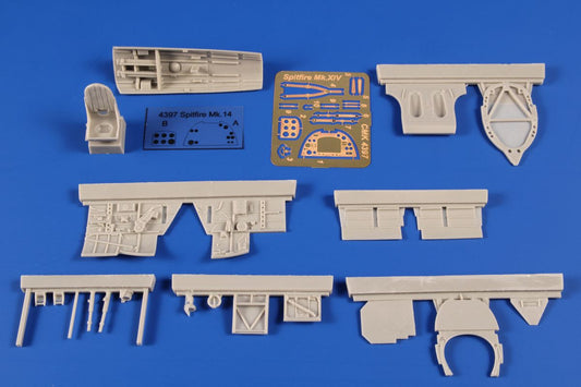 CMK 4397 1:48 Supermarine Spitfire Mk.XIV Bubble Canopy Cockpit Set