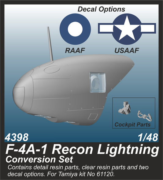 CMK 4398 1:48 Lockheed F-4A-1 Recon Lightning Conversion Set