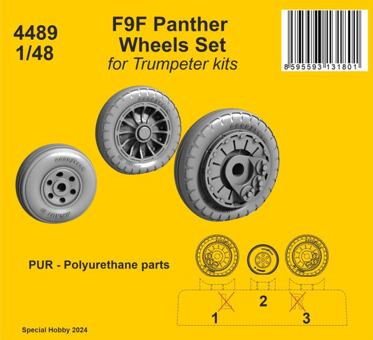 CMK/Czech Master Kits 4489 1:48 F9F Panther Wheels Set