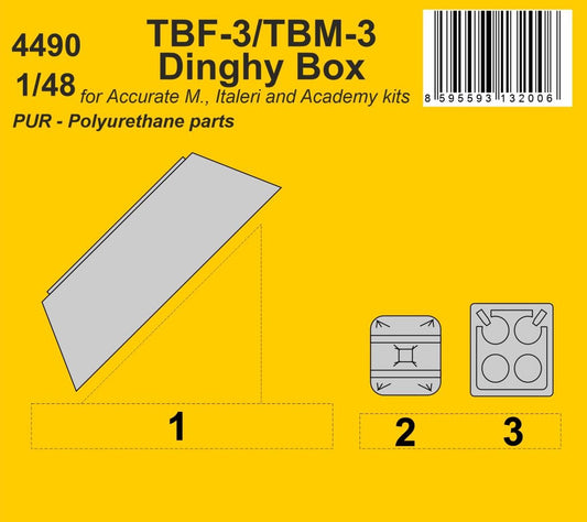 CMK/Czech Master Kits 4490 1:48 Grumman TBF-3/TBM-3 Avenger Dinghy Box