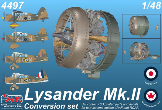 CMK/Czech Master Kits 4497 1:48 Westland Lysander Mk.II conversion set