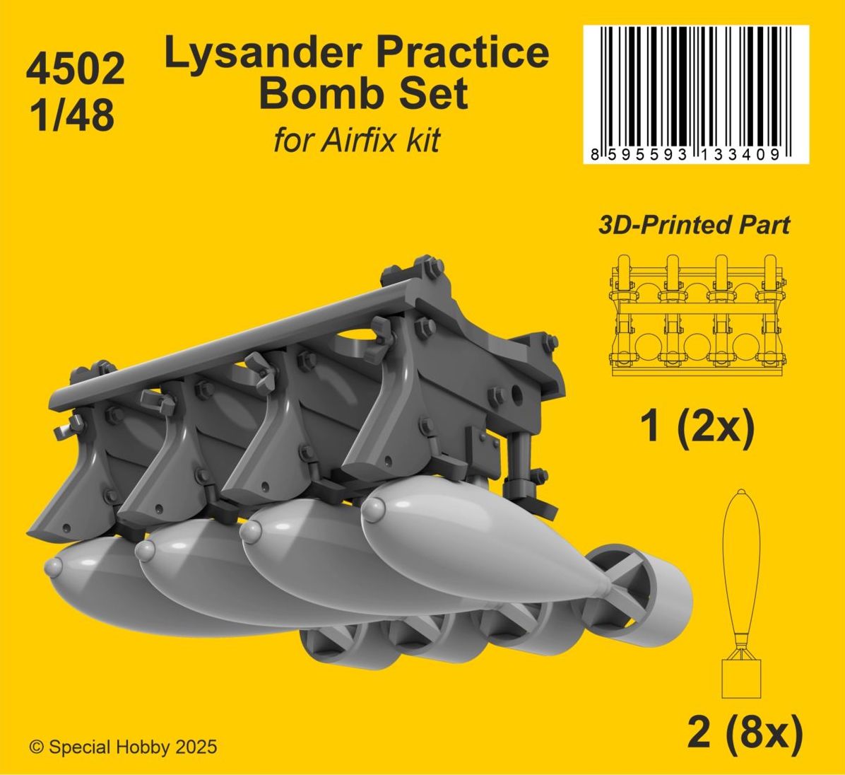 CMK/Czech Master Kits 4502 1:48 Westland Lysander Mk.I/III Practice Bomb Set