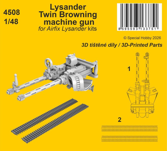 CMK/Czech Master Kits 4508 1:48 Westland Lysander Mk.I/Mk.III Twin Browning machine gun