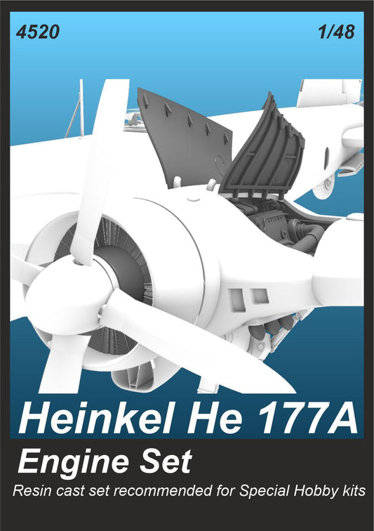 CMK/Czech Master Kits CMK4520 1:48 Heinkel He-177A Engine set