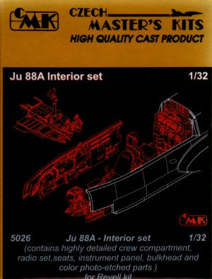 CMK 5026 1:32 Junkers Ju-88A-1/Ju-88A-4 Interior