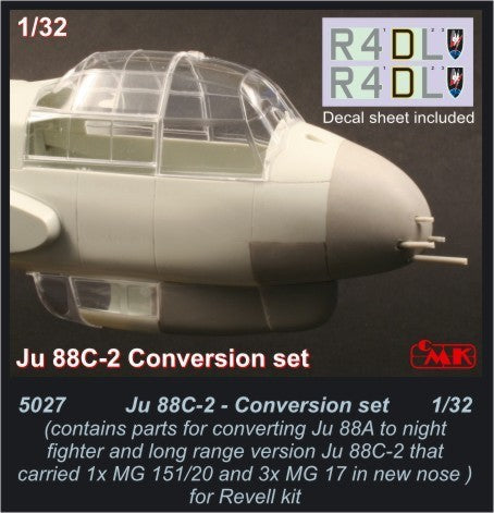 CMK 5027 1:32 Junkers Ju-88C-2 Conversion Set