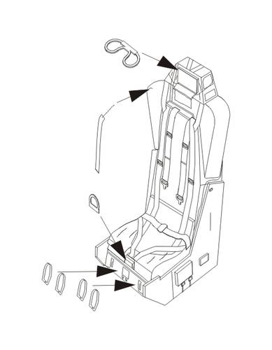 CMK 5085 1:32 Martin-Baker GQ-7A Ejection Seat (European F-104G)