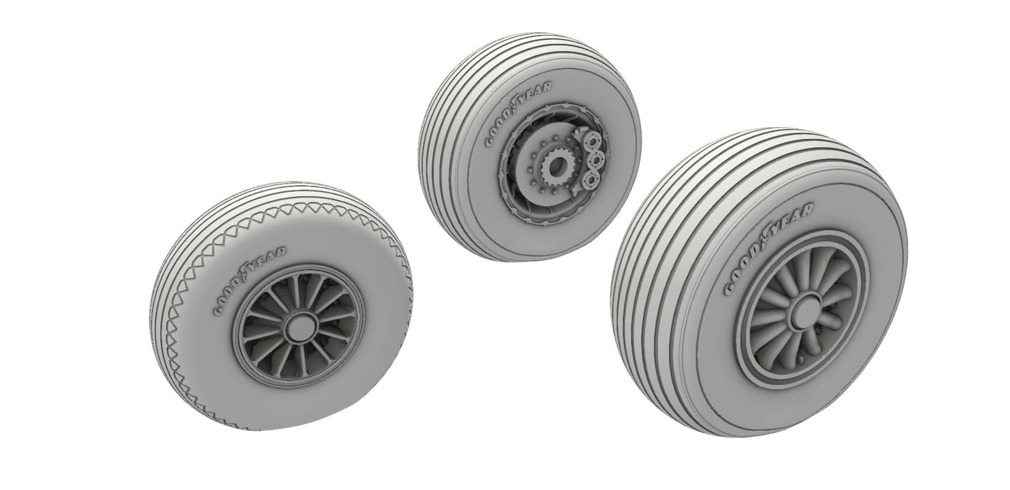 CMK 5134 1:32 Douglas A-26 Invader Wheels Late Type