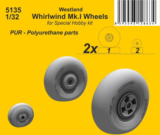 CMK 5135 1:32 Westland Whirlwind Mk.I Wheels