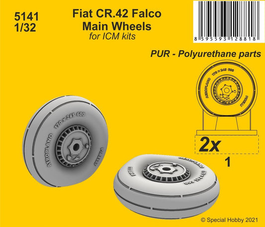 CMK 5141 1:32 Fiat CR.42 Main Wheels