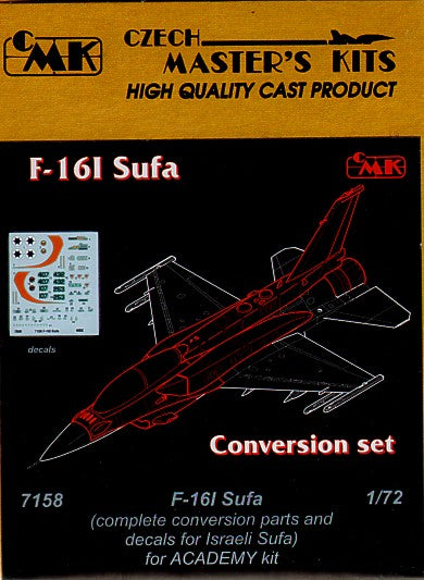 CMK 7158 1:72 Lockheed-Martin F-16I Sufa 'Storm' Conversion Set