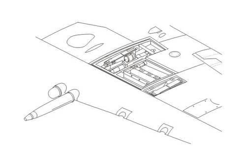 CMK 7196 1:72 Supermarine Spitfire Mk.IX Wing Armament Set