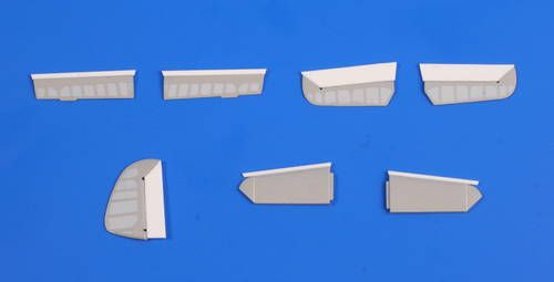 CMK7290 1:72 Messerschmitt Bf-109G-6 Control Surfaces