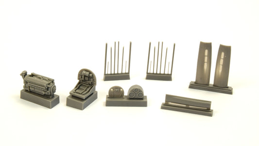 CMK 7388 1:72 Curtiss P-40E/K Engine Set