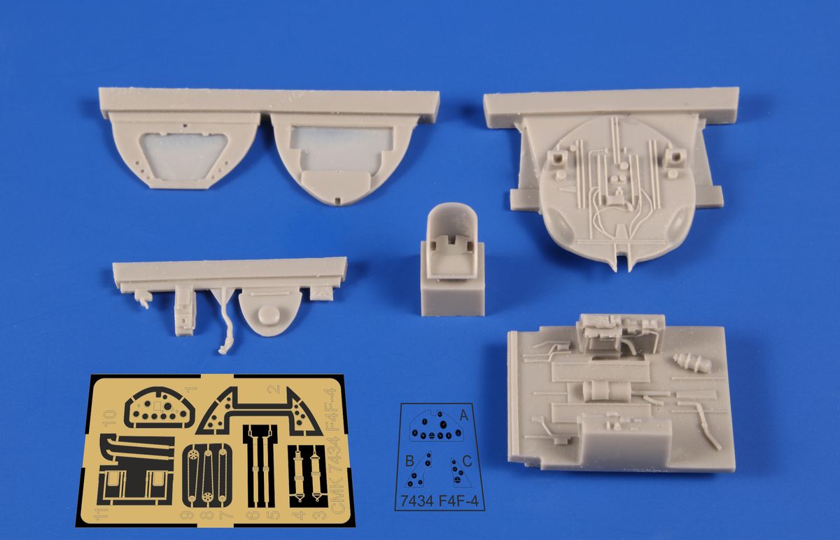 CMK 7434 1:72 Grumman F4F-4 Wildcat Interior Set