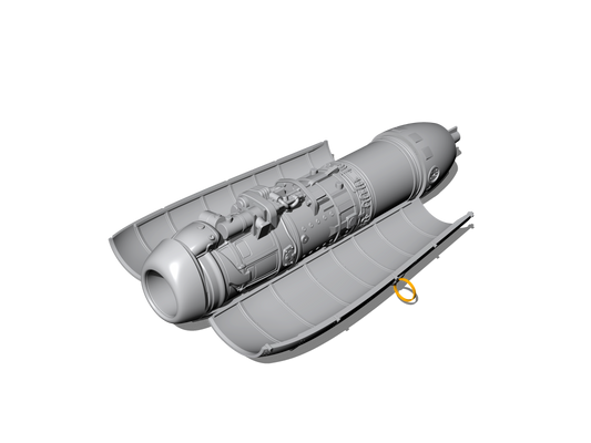 CMK 7443 1:72 Heinkel He-162A Engine (BMW 003 Jet Engine)