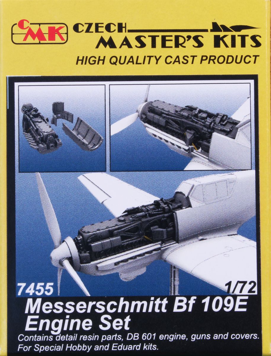 CMK 7455 1:72 Messerschmitt Bf-109E-3/4/7 Engine Set