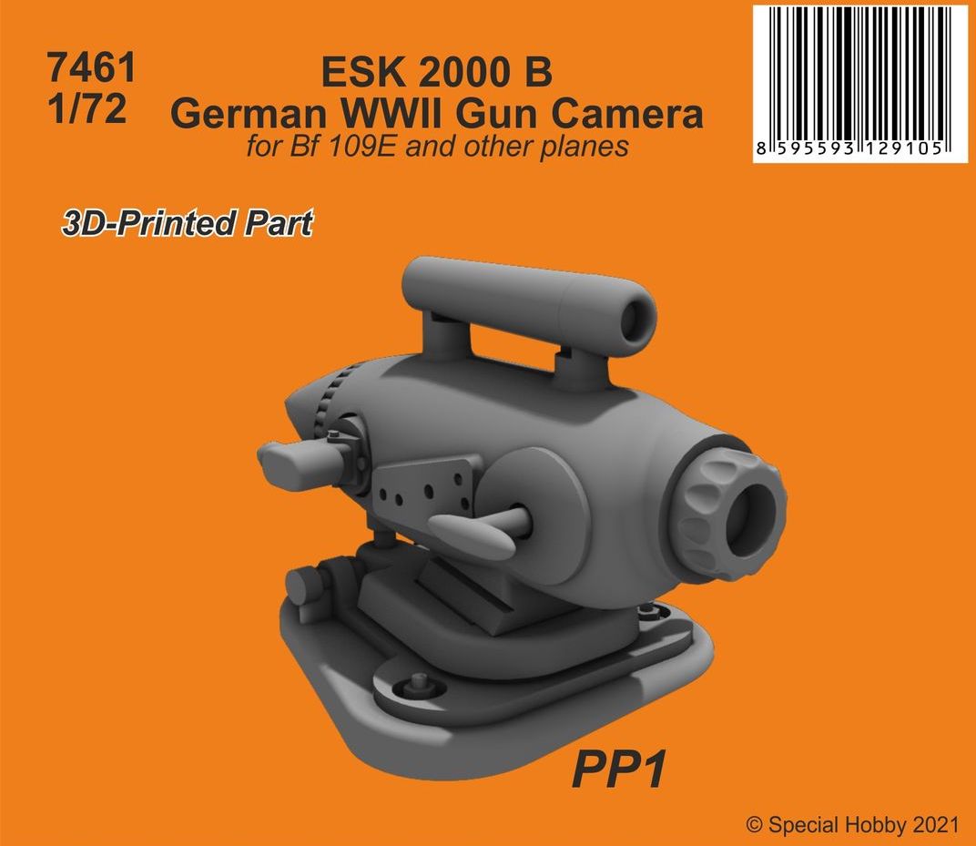 CMK 7461 1:72 ESK 2000 B German WWII Gun Camera 3D-Printed