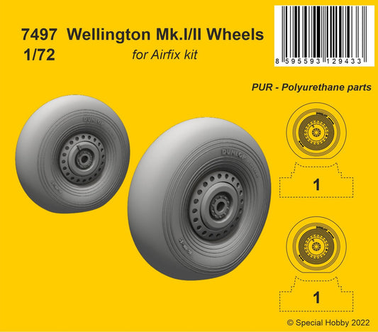 CMK 7497 1:72 Vickers Wellington Mk.II Wheels