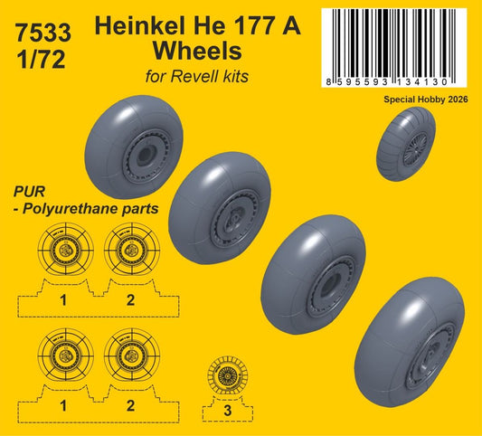 CMK/Czech Master Kits CMK7533 1:72 Heinkel He-177A Wheels