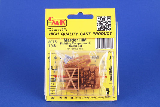 CMK/Czech Master Kits 8075 1:48 Marder IIIM Fighting Compartment Detail Set