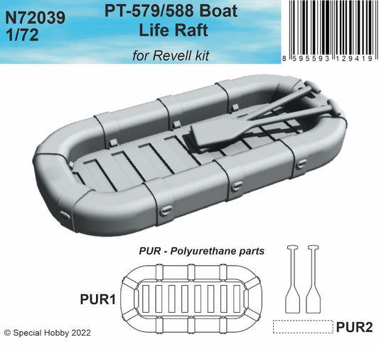 CMK N72039 1:72 PT-588/PT-579 Patrol Torpedo Boat Life Rafts