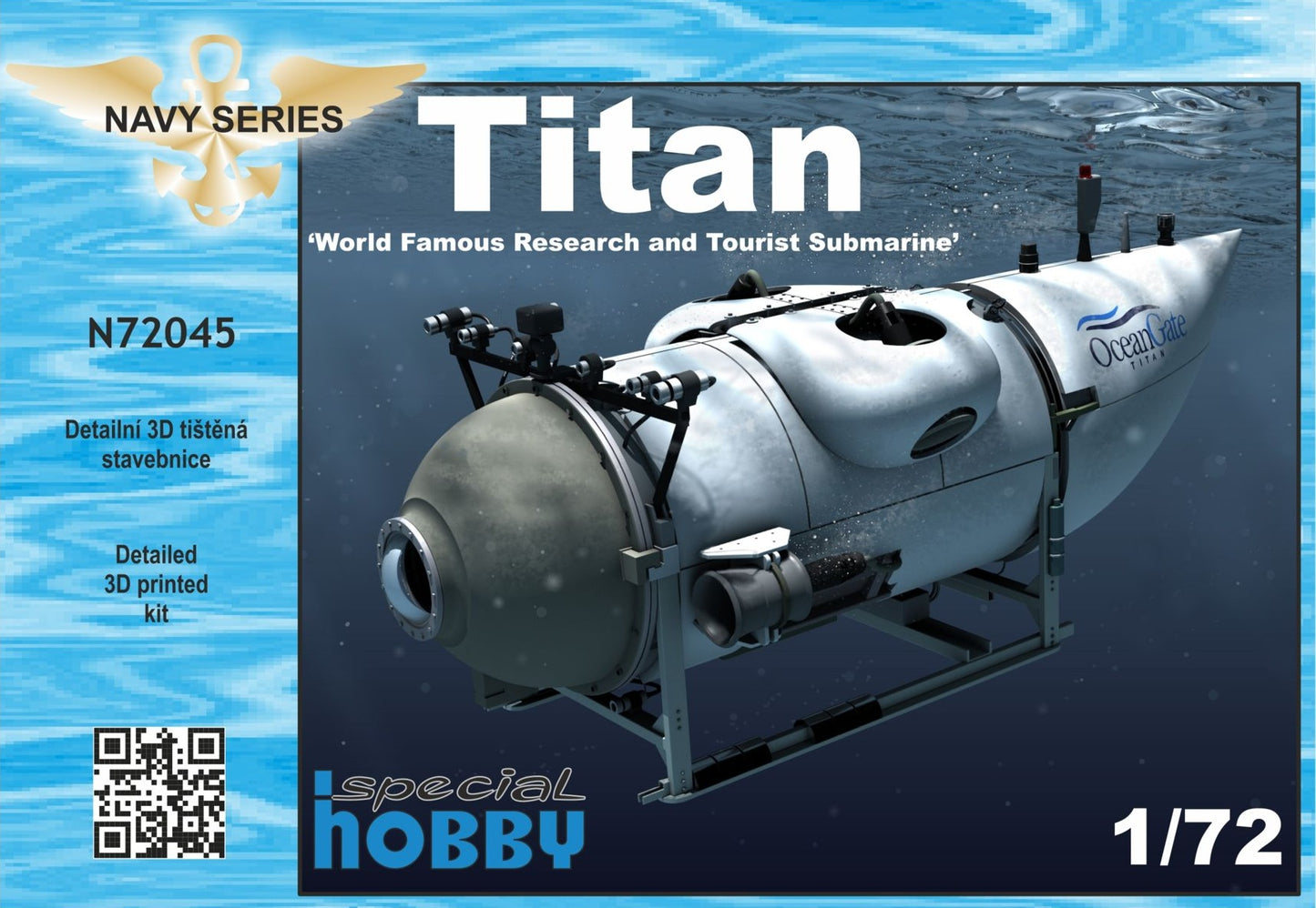 CMK N72045 1:72 Titan 'World Famous Research and Tourist Submarine'