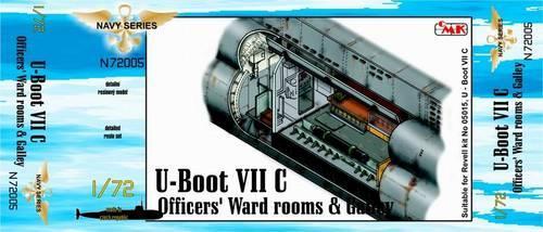 CMK N72005 1:72 Type VIIc U-Boat Officers Ward Rooms and Galley