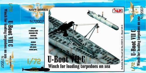 CMK N72007 1:72 Type VIIc U-Boat Winch for Loading Torpedoes' at Sea
