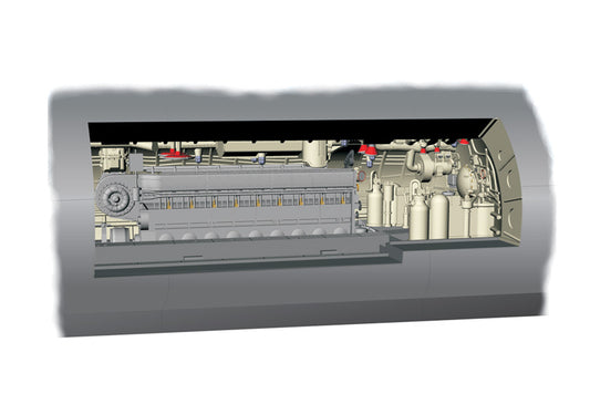 CMK N72017 1:72 Type IXC Engine Section