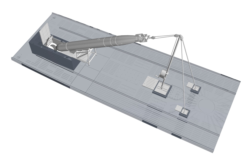 CMK N72019 1:72 Type IXC Torpedo Bow with Loading Winch and Cart