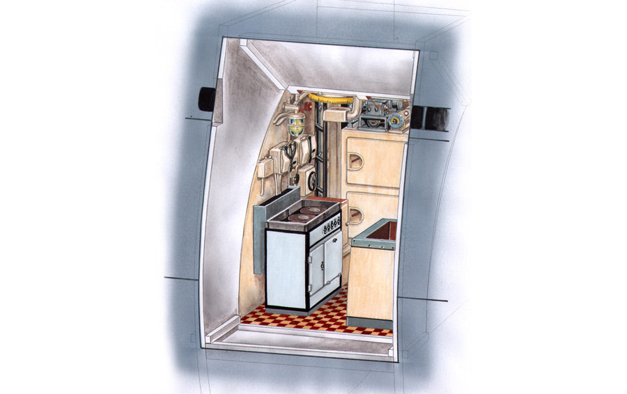 CMK N72022 1:72 Type IXC Galley