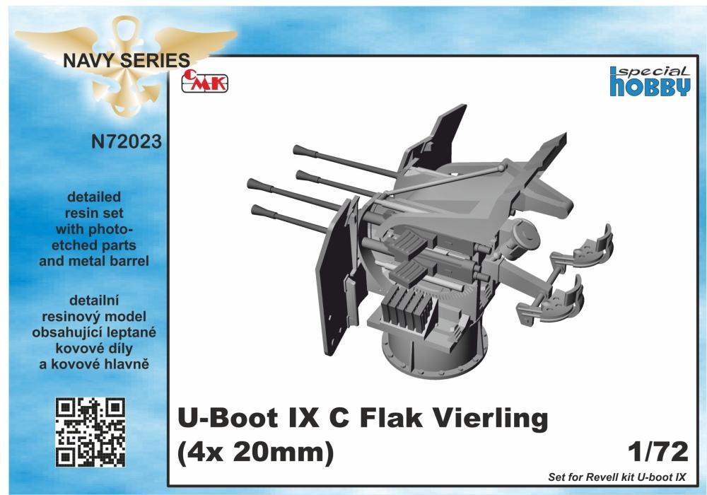 CMK N72023 1:72 Type IXC Flak Vierling 20mm (4x 20mm)