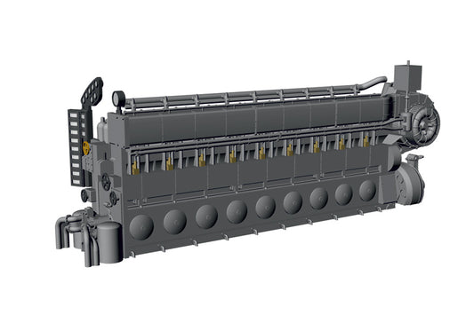 CMK N72027 1:72 WW II Diesel Engine MAN M9V46
