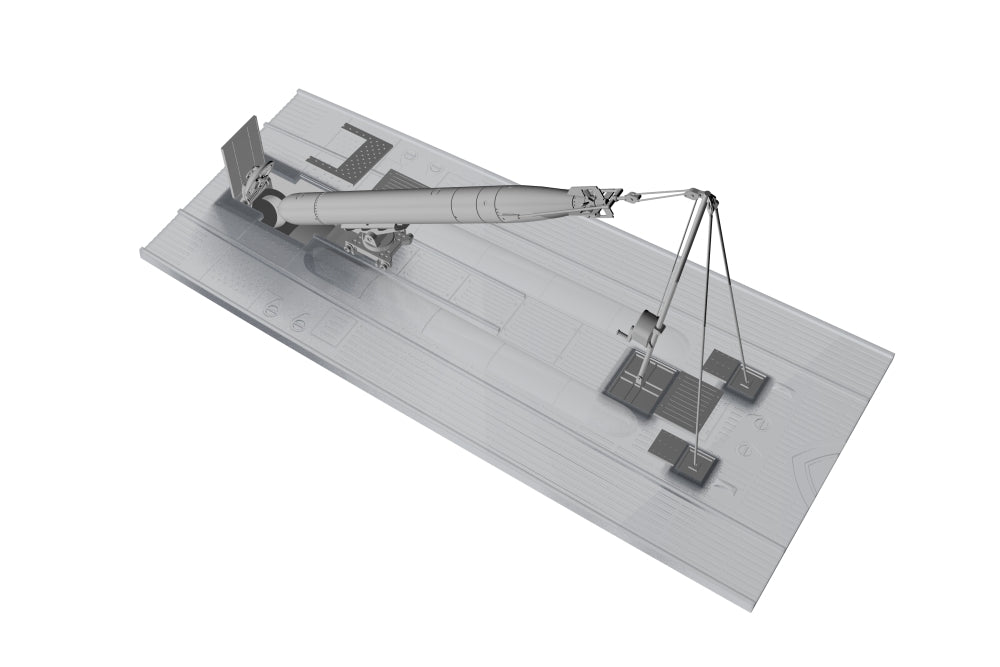 CMK N72029 1:72 Type VIII/IXC Stern Torpedo with Loading Winch and Cart