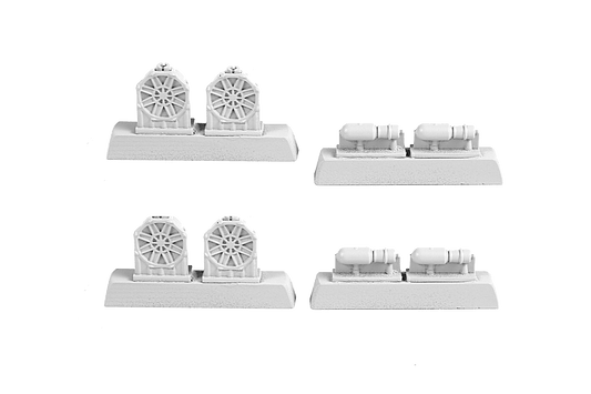 CMK N72034 1:72 PT-109 Patrol Torpedo Boat Breech Doors (4 pcs)