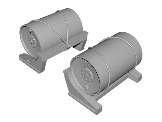 CMK N72035 1:72 PT-109 Patrol Torpedo Boat Mk.6 Depth Charges (2pcs)