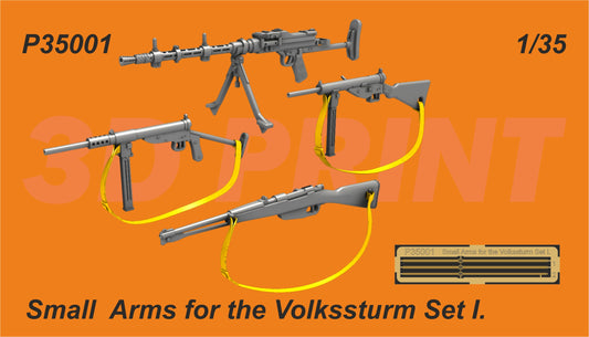 CMK P35001 1:35 Small Arms for the Volkssturm Set I 3D Printed