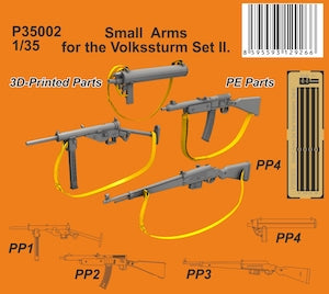 CMK P35002 1:35 Small Arms for the Volkssturm Set II 3D Printed