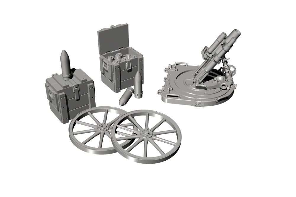 CMK RA059 1:35 German WWI 7.58 cm Leichter Minenwerfer Resin Kit