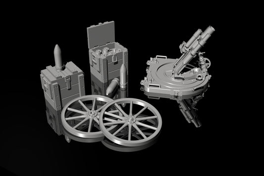 CMK RA059 1:35 German WWI 7.58 cm Leichter Minenwerfer Resin Kit
