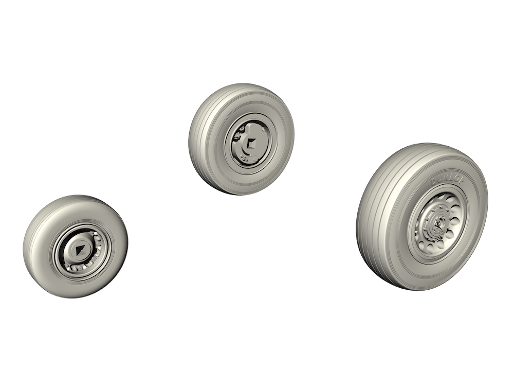 CMK Q48278 1:48 de Havilland Sea Vixen FAW.2. Wheels Set