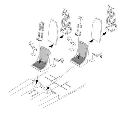 CMK Q72175 1:72 Boeing B-17F/G Flying Fortress Seats