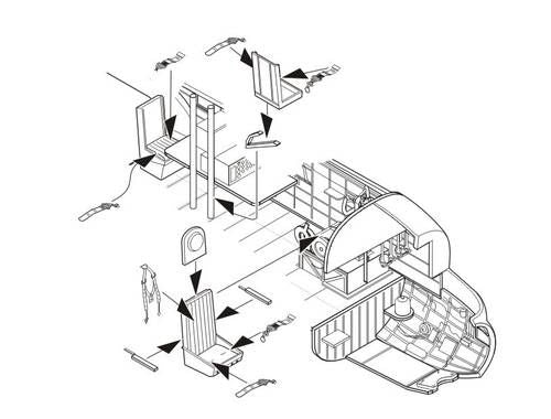 CMK Q72206 1:72 Avro Lancaster B.I/Mk.II/Mk.III Seats