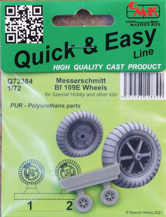 CMK Q72384 1:72 Messerschmitt Bf-109E Wheels