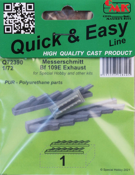 CMK Q72390 1:72 Messerschmitt Bf-109E Exhausts