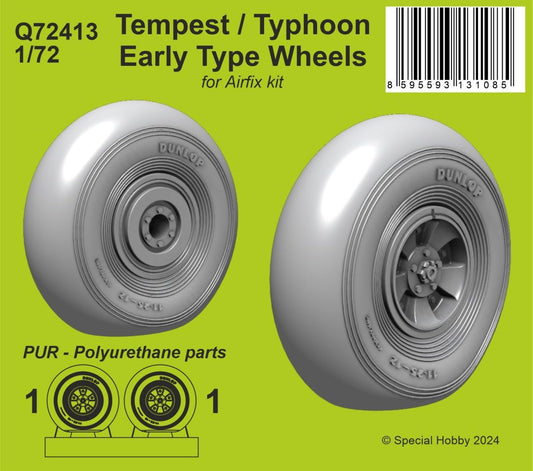 CMK/Czech Master Kits Q72413 1:72 Hawker Tempest/Typhoon Early type Wheels