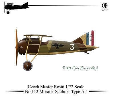 Czech Master Resin 72-112 1:72 Morane-Saulnier Type A.1